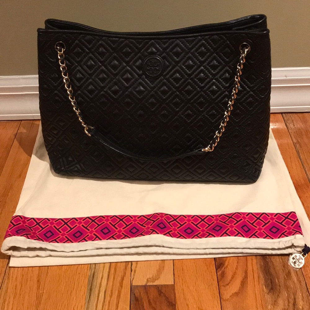 Tory Burch Marion Quilted Leather Tote